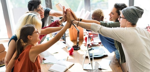 Preview: Teamwork Power Successful Meeting Workplace Concept
