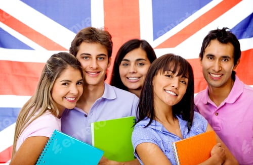 Preview: Group Of People Learning English As A Foreign Language In The United Kingdom