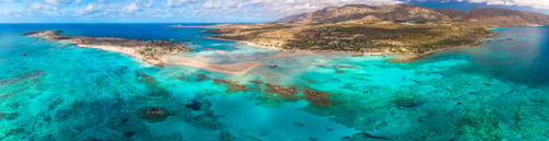 Preview: Aerial view of Elafonissi beach, Crete, Greece