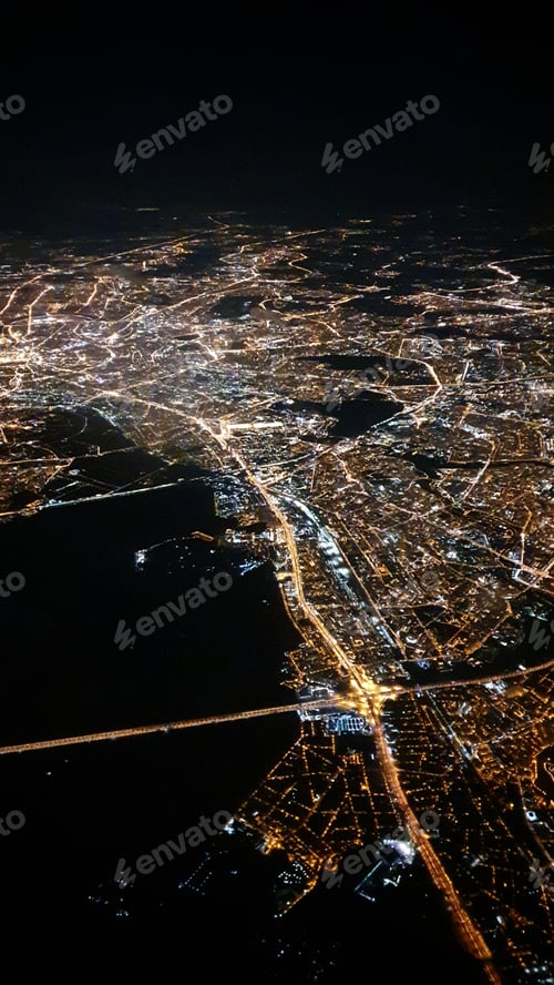Preview: View from the okga of the plane to Moscow