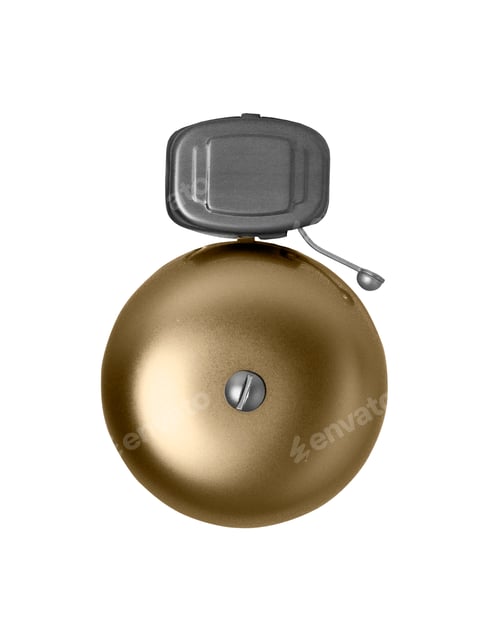 Preview: Alarm bell isolated on white