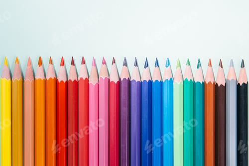 Preview: Palette of pencils in a row