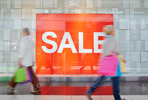 Preview: Sale in shopping center