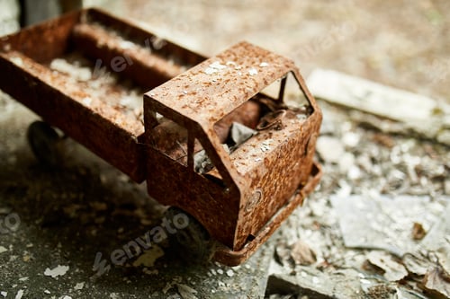 Preview: Broken, destroyd, abandoned kindergarten in Chernobyl Exclusion Zone