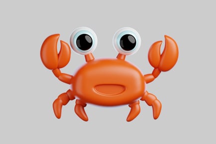 Preview: Cartoon crab.