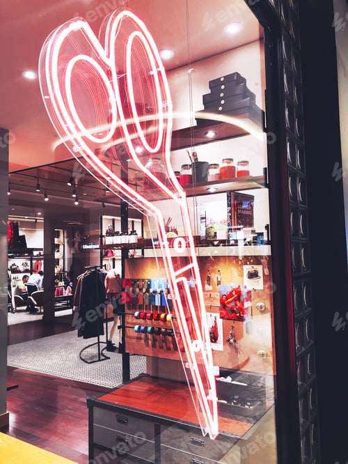 Preview: Pink scissors ✂️ neon sign
