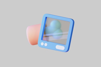 Preview: Cartoon style tablet and stand