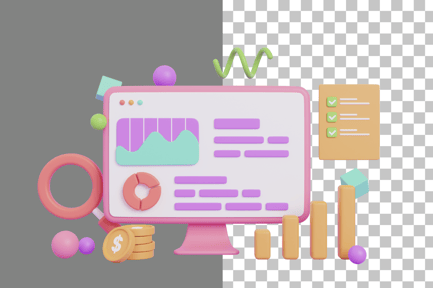 Preview: Data Analytics 3D Icon