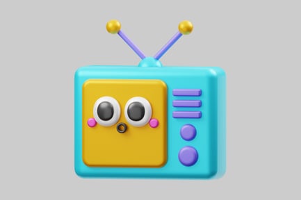 Preview: Retro travel television character