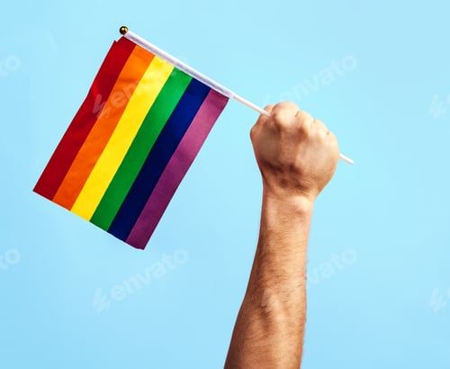 Preview: lags of the LGBT community in a hand