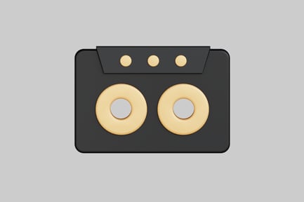Preview: Cassette tape minimalist aesthetic