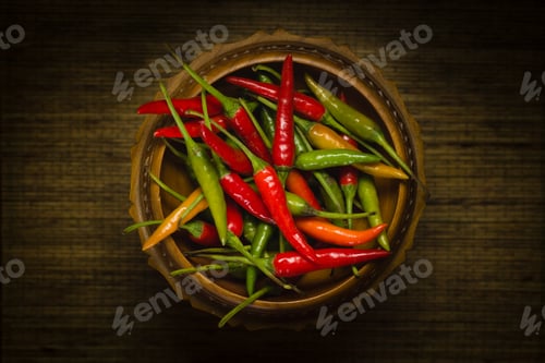 Preview: Thai Red and Green Chilis