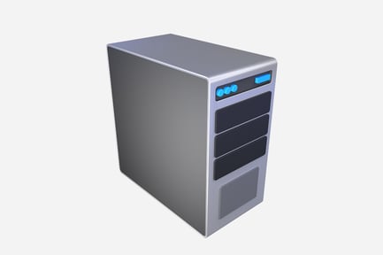 Preview: PC Tower 3D Illustration