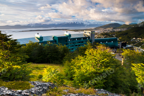 Preview: Hotel Arakur Ushuaia Resort and Spa with amazing Andes Mountains views at Ushuaia, the southern most