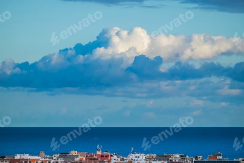 Preview: Beautiful blue coloured background of sea ocean water