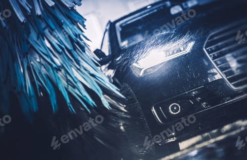 Modern Brush Car Wash
