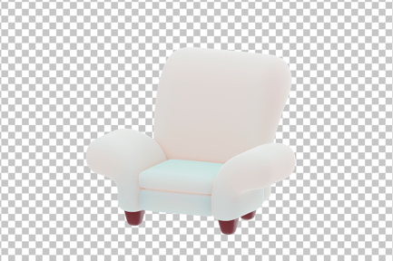 Preview: Armchair 3D Icon