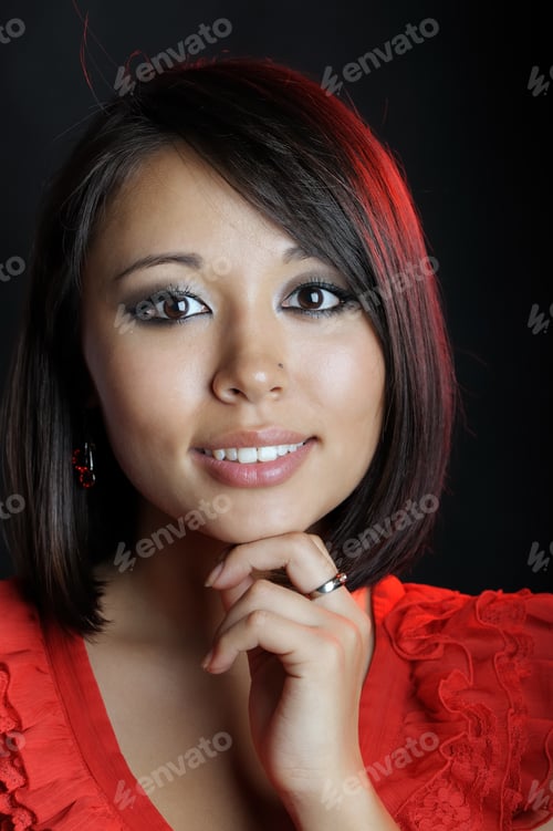 Preview: Close Up Of Asian Woman Face