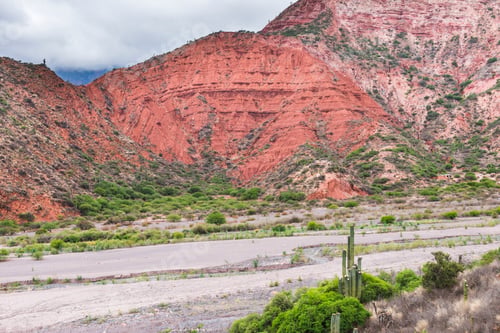 Preview: Colourful red rocks in the Cachi Valley, Calchaqui Valleys, Salta Province, North Argentina, South A
