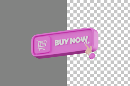 Preview: Buy Now Button 3D Icon