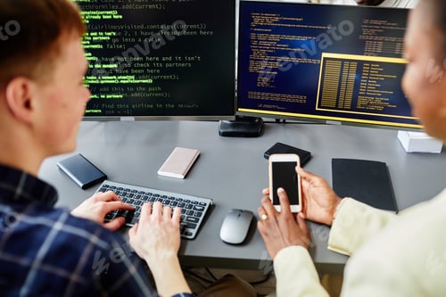 Preview: Programmers connecting code with smartphone