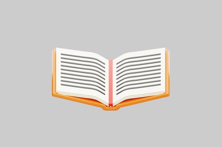 Preview: Open book with bookmark