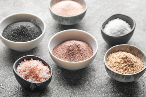 Preview: Bowls with assorted speciality salt