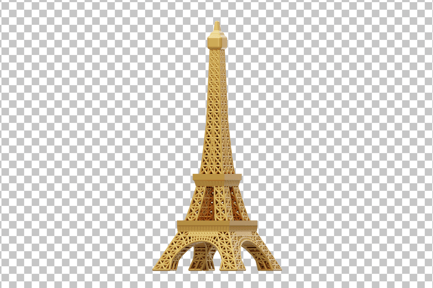 Preview: Eiffel Tower 3D Icon
