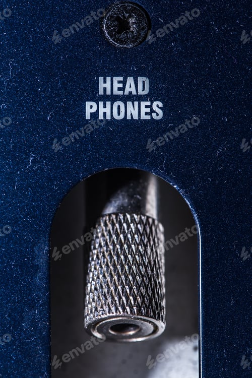 Preview: headphone Jack, closeup, headphones