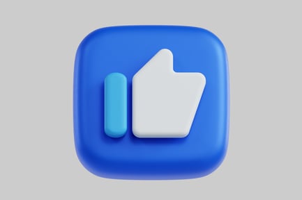 Preview: Like button glossy design