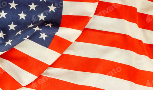 Preview: American flag on American independence day memorial day
