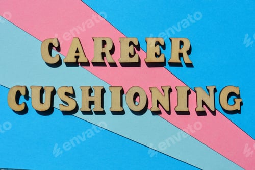 Preview: Career Cushioning, phrase as banner headline