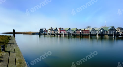 Preview: Boat houses in the inner harbour on the Bodden