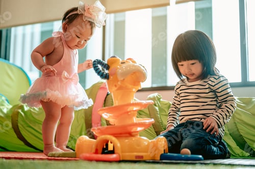 Preview: Children Enjoying Toy Inside