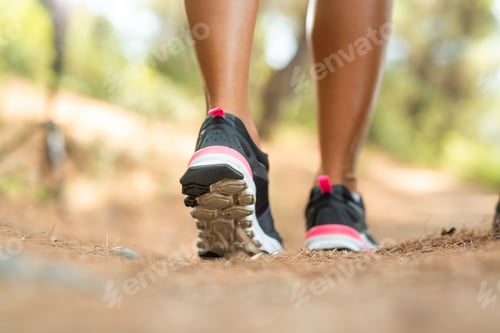Preview: Woman Walking During Outdoors Training