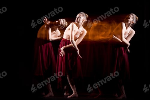 Preview: The sensual and emotional dance of beautiful ballerina
