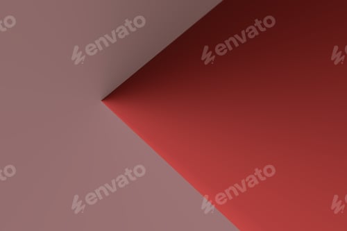 Preview: Abstract pink and red background with the red part having a sharp edge