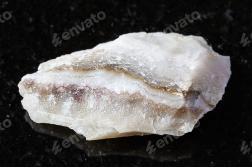 Preview: unpolished shaitan perelivte mineral on black