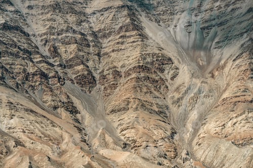 Preview: Rocky mountain desert cliff dry canyon eroded slope natural texture rugged landscape detail