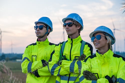 Preview: Engineers confidently overseeing wind farm project