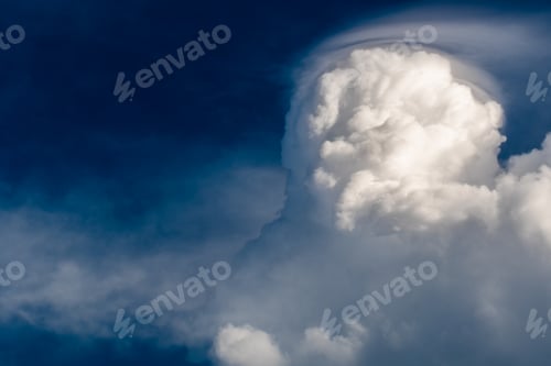 Preview: colorful dramatic sky with cloud at sunset.