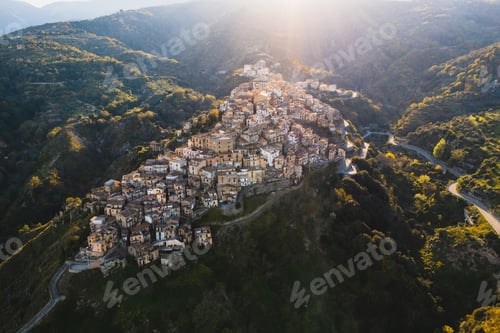 Preview: Ancient mountain village of Badolato. Calabria Italy