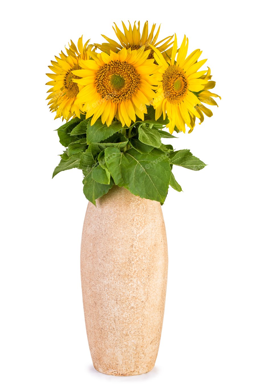 Cover for Sunflowers in ceramic vase