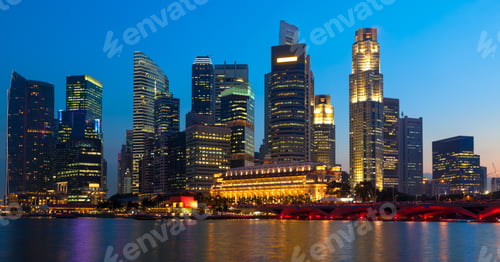 Preview: Panorama of Singapore downtown