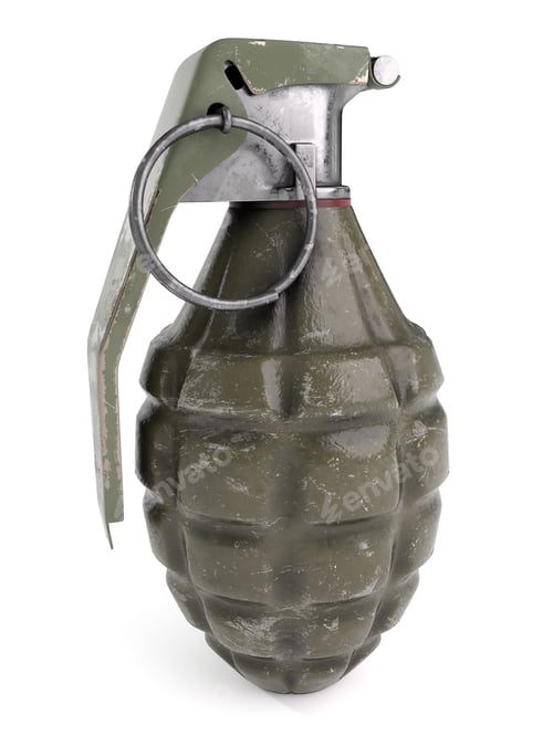 Preview: Fragmentation Grenade - 3D Illustration