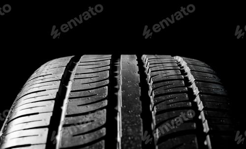 Preview: Car tires close-up