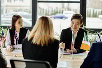 Preview: Teenagers Engage in Diplomatic Discussion at Model UN