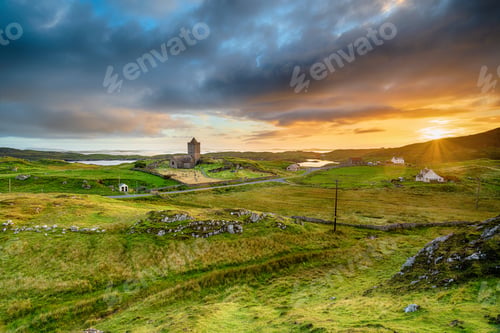 Preview: Sunset over Rodel on the Isle of Harris