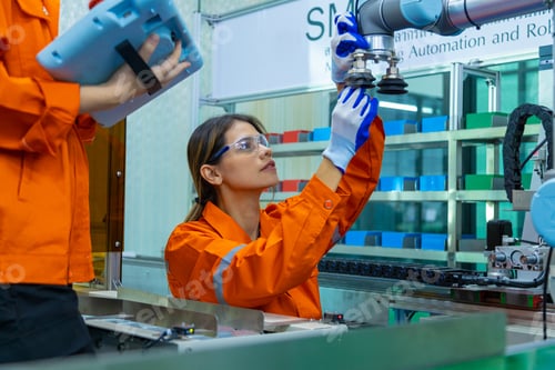 Preview: Robot engineers invent robots of the future that can replace humans.
