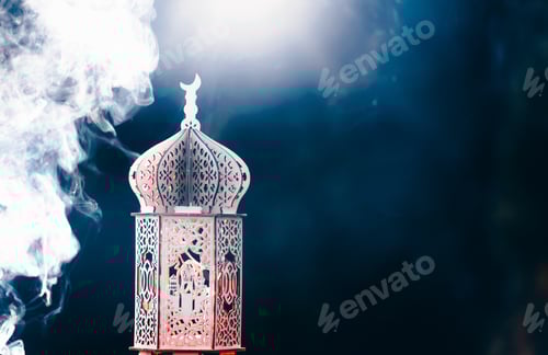 Preview: Arabic lantern, Ramadan kareem background